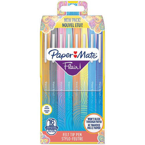 Markery Paper Mate Flair, 16 szt