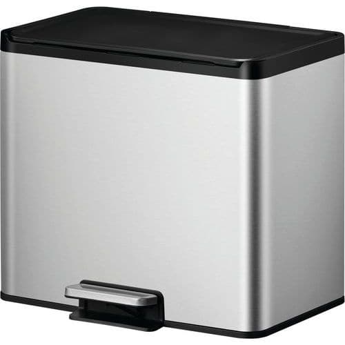 Kosz na śmieci z pedałem Essential Recycler Step Bin 15 + 15 l EKO