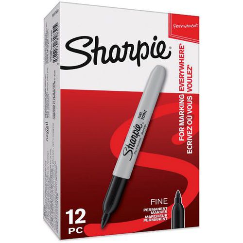 Markery permanentne Sharpie, 12 szt