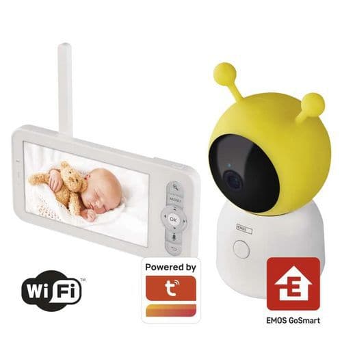 Niania elektroniczna obrotowa GoSmart IP-500 GUARD z monitorem i Wi-Fi