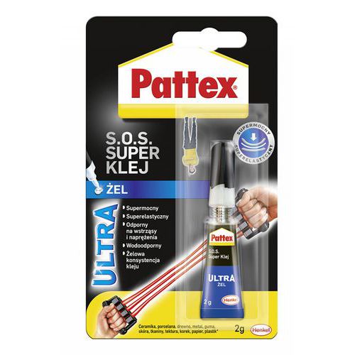 Klej SUPER POWER ŻEL PATTEX S.O.S., 2g