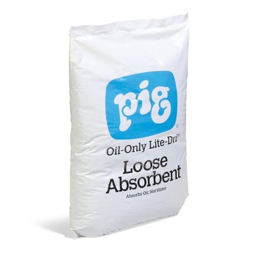 Naturalny sorbent sypki Pig, hydrofobowy, pojemność wchłaniania 30 l, 10 kg