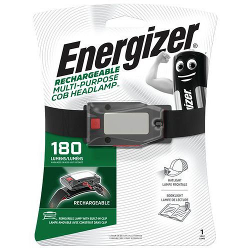 Ładowalna latarka czołowa LED Energizer, 180 lm