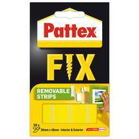 Paski montażowe usuwalne PATTEX FIX, 10*40mm x 20mm